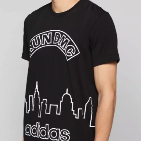 Rare Vintage Adidas Run DMC Graphic Tee - Picture 5 of 6